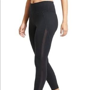Athleta High Rise Mesh Chaturanga 7/8 Pants, XS